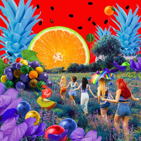Red Velvet《The Red Summer》封面照(來源：Genie)