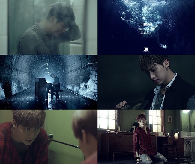 熙俊、因成、智勳《Rain》預告截圖