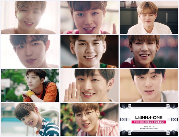 Wanna One 出道主打歌選擇預告照