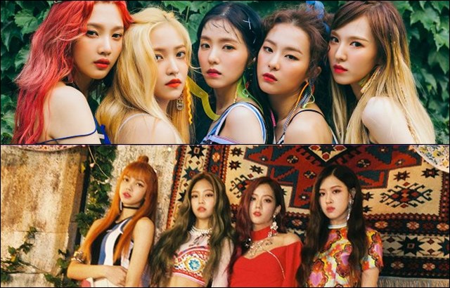 Red Velvet、BLACKPINK