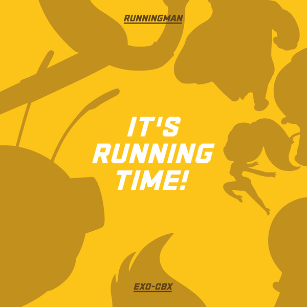 EXO-CBX《Running Man》動畫版主題曲封面