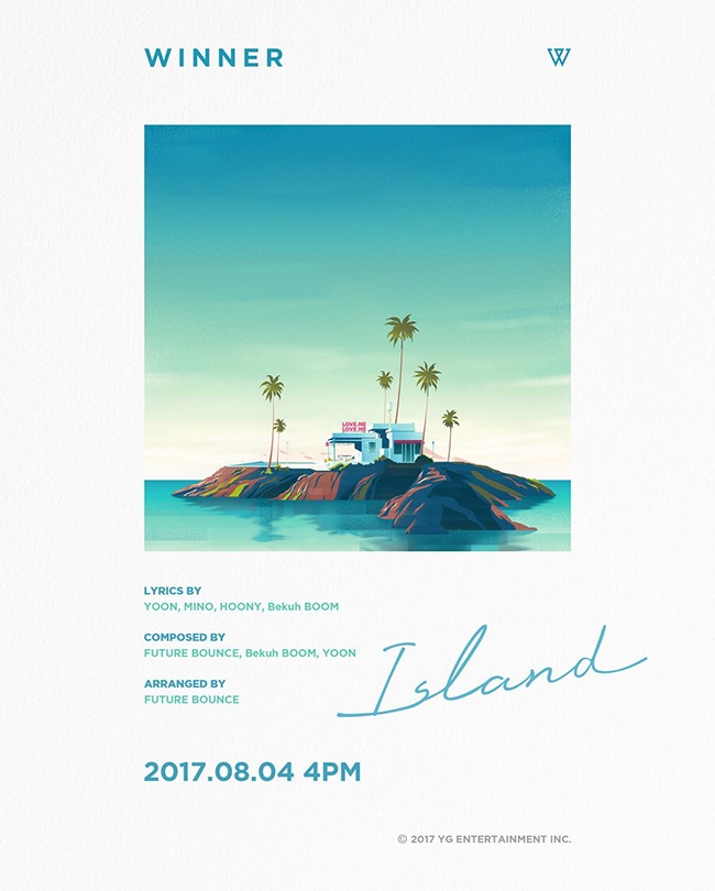 WINNER《ISLAND》預告照(來源：WINNER@Facebook)