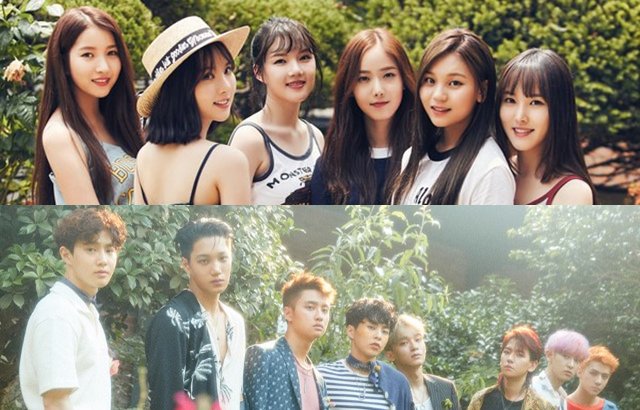 GFRIEND、EXO