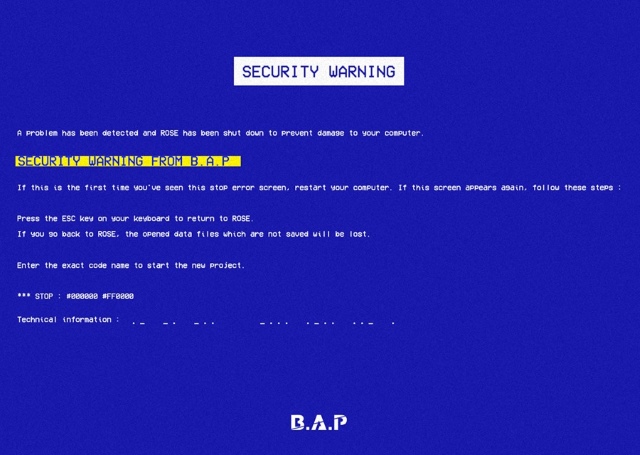 B.A.P 回歸預告照