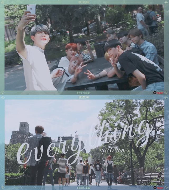 UP10TION《EVERYTHING》MV 影片截圖