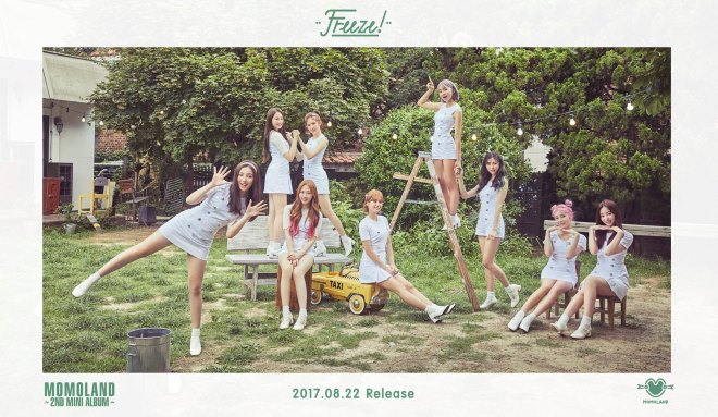 MOMOLAND《Freeze!》概念照 