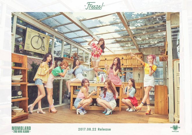 MOMOLAND《Freeze!》概念照