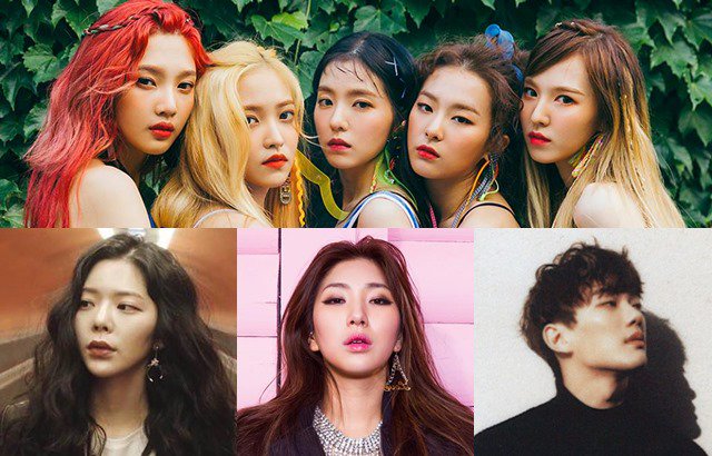Red Velvet、張才人、Giant Pink、PERC%NT