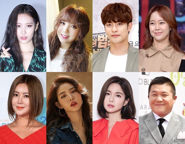 善美、Lovelyz Kei、成勛、白智榮、Solbi、黃勝妍、李伊利雅、曹世浩