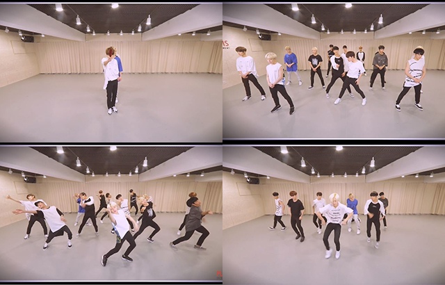 SEVENTEEN《Crazy in Love》舞蹈練習 MV 截圖