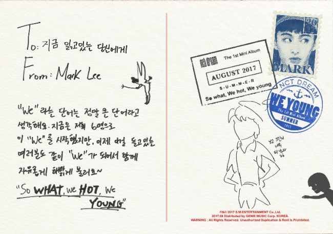 Mark《We Young》明信片
