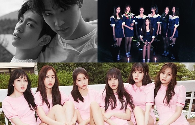 JJ Project、DREAM CATCHER、GFRIEND(來源：各藝人經紀公司)