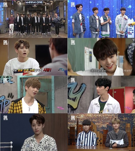 Wanna One@《SNL Korea 9》(來源：OSEN)