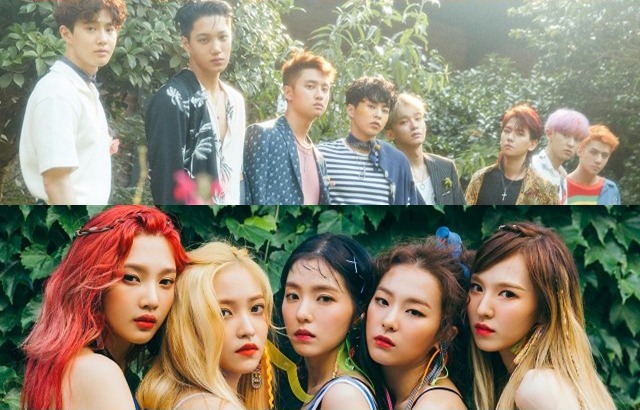 (縮圖)EXO、Red Velvet (來源：S.M. Ent.)