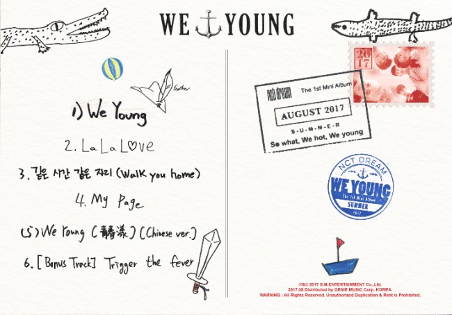 NCT DREAM《We Young》曲目表