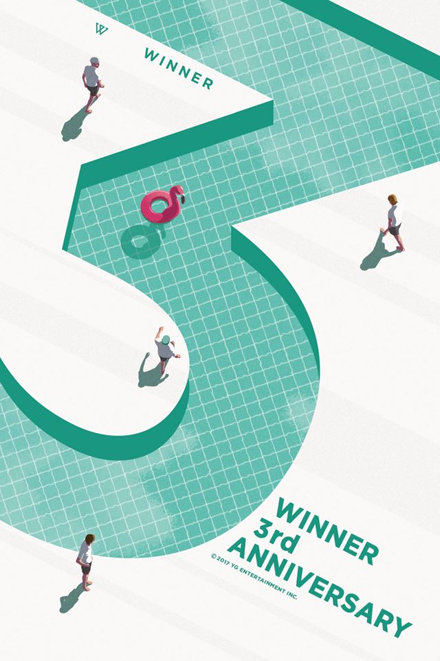 WINNER 三週年海報