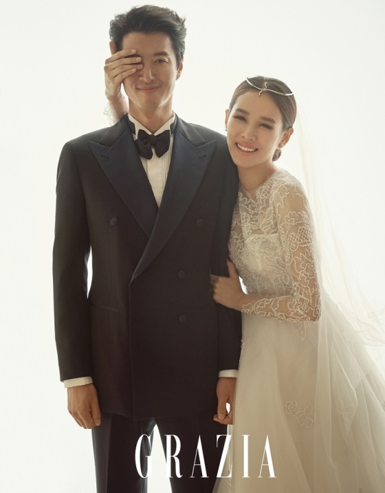 李東健、趙允熙《GRAZIA》畫報