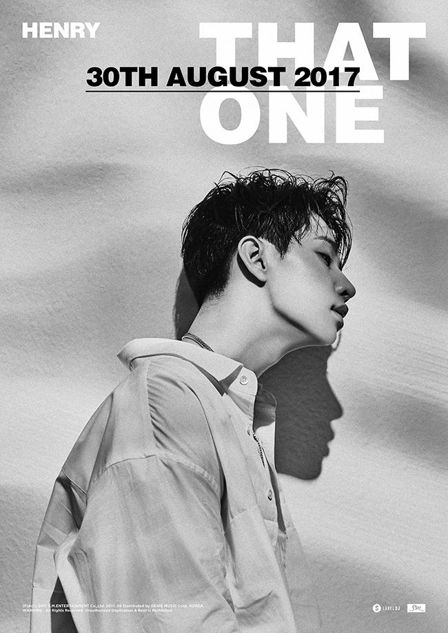 Henry《That One》宣傳照(來源：Henry@Facebook)