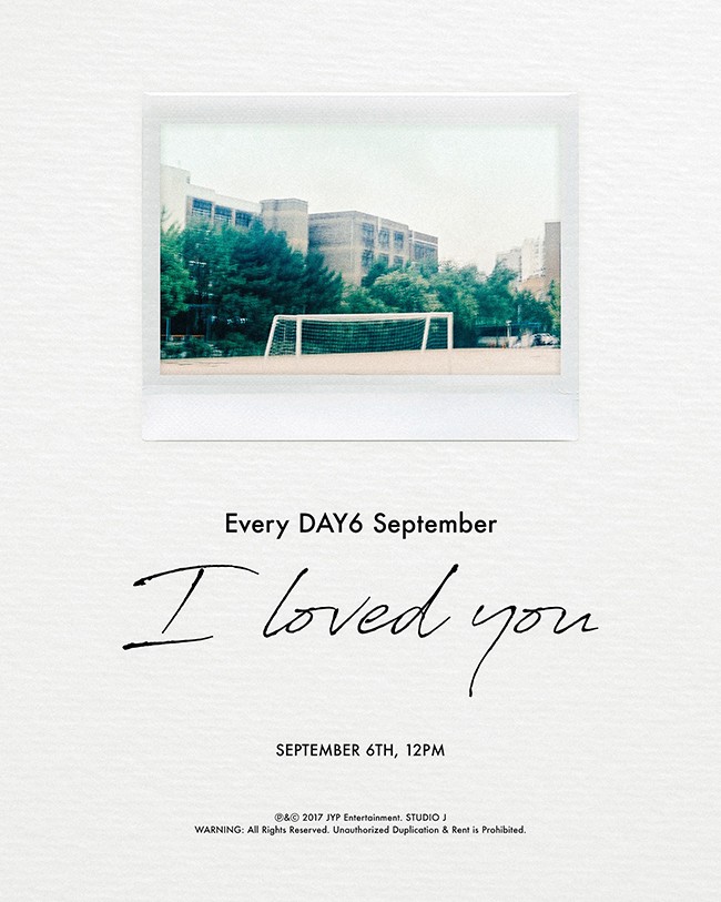 DAY6《I Loved You》預告海報(來源：DAY6@Facebook)