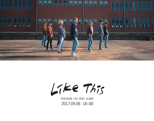PENTAGON《Like This》舞蹈版 MV 預告影片截圖