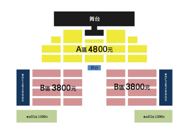 2017 K-POP We*Friend concert in Taiwan 座位圖 