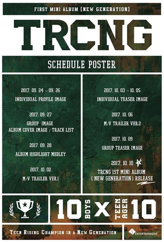 TRCNG《NEW GENERATION》行程表 