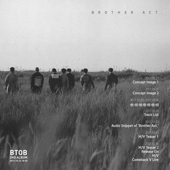 BTOB《Brother Act.》行程表