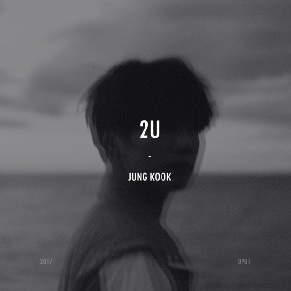 柾國 翻唱曲《2U》封面