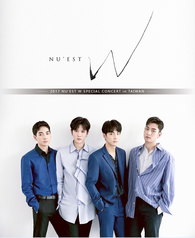 NU'EST W 台灣演唱會海報(來源：寬宏藝術)