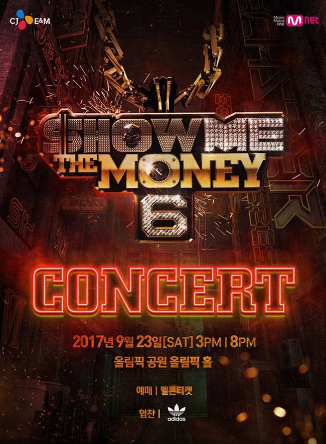 《SMTM 6》演唱會海報(來源：Melon Ticket)