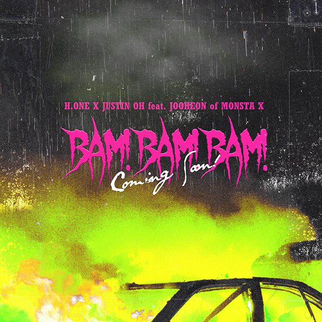 亨元、Justin OH、周憲《BAM!BAM!BAM!》宣傳照(來源：MONSTA X@Facebook)