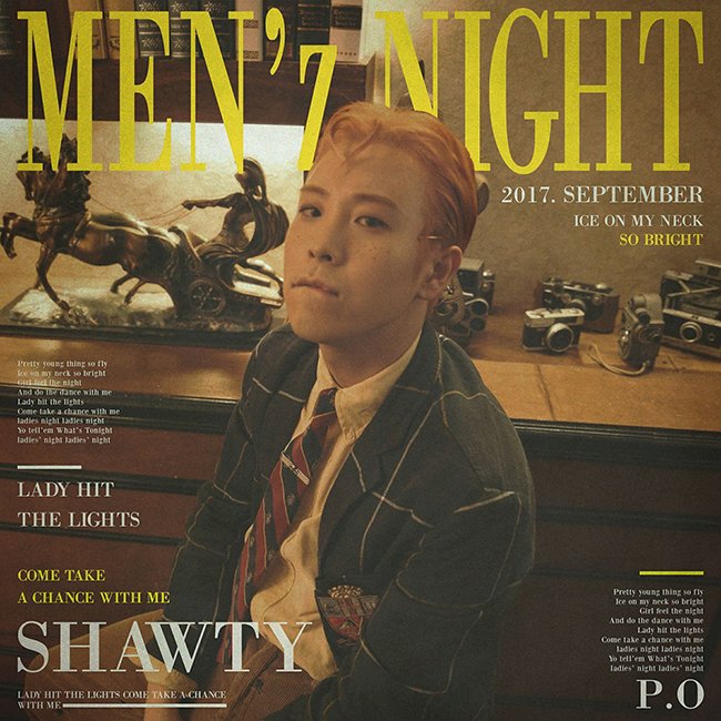 P.O《MEN&rdquo;z NIGHT》封面照(來源：Block B @Facebook)