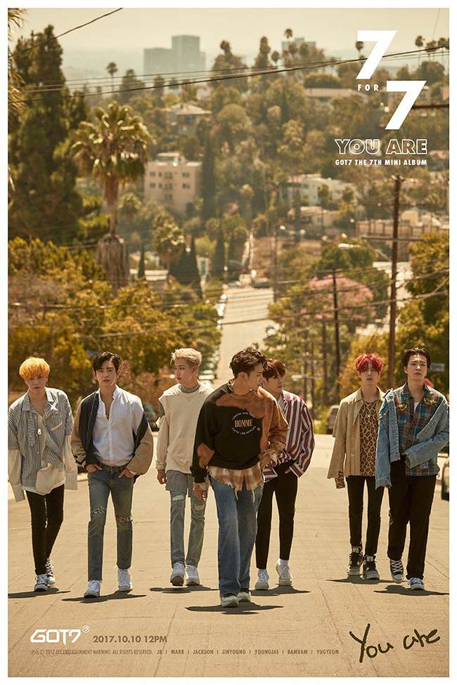 GOT7《7 FOR 7》概念照(來源:GOT7@Facebook)