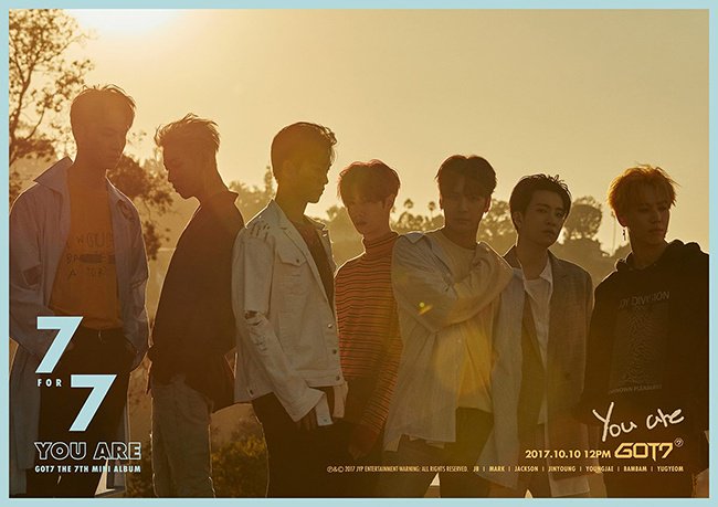 GOT7《7 FOR 7》概念照(來源：GOT7@Facebook)