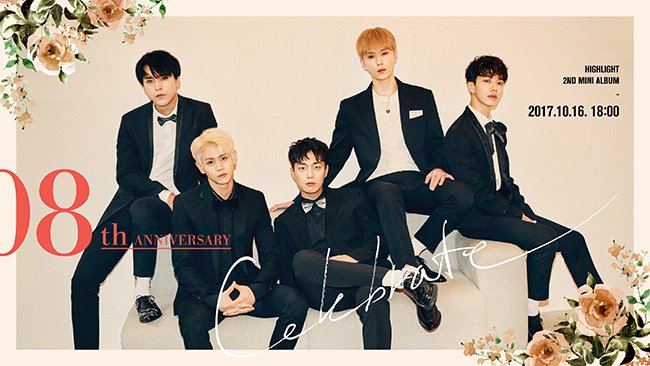 HIGHLIGHT《CELEBRATE》概念照(來源：Around Us Entertainment)
