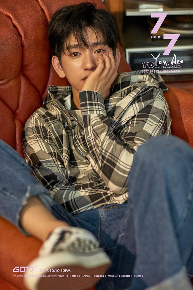 珍榮《7 FOR 7》概念照(來源：GOT7@Facebook)